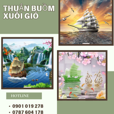 + TOP 50 MẪU TRANH DÁN TƯỜNG THUẬN BUỒM XUÔI GIÓ  ĐẸP NHẤT HIỆN NAY 