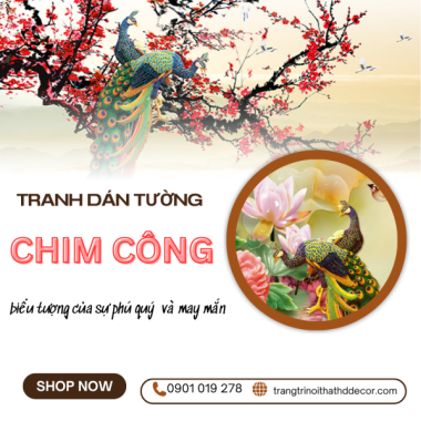 TRANH CHIM CÔNG - BIỂU TƯỢNG PHÚ QUÝ VÀ MAY MẮN