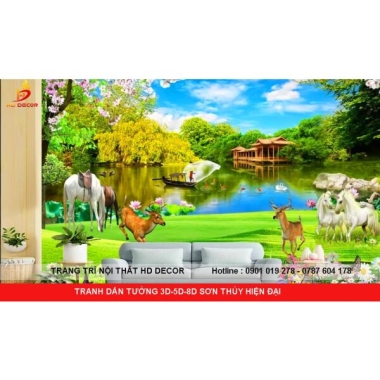 TRANH DÁN TƯỜNG 3D-5D-8D SƠN THỦY HIỆN ĐẠI  TRANH DÁN TƯỜNG 3D-5D-8D SƠN THỦY HIỆN ĐẠI