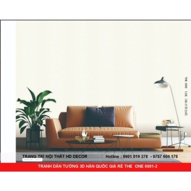 TRANH DÁN TƯỜNG 3D HÀN QUỐC GIÁ RẺ THE  ONE 6801-2