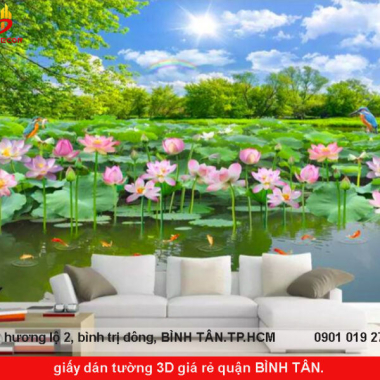 TRANH DÁN TƯỜNG 3D GIÁ RẺ  QUẬN BÌNH TÂN