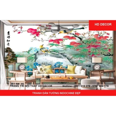 TRANH DÁN TƯỜNG INDOCHINE ĐẸP 