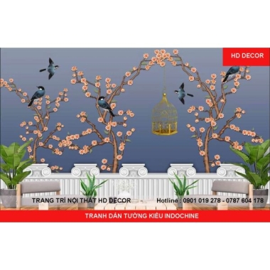 TRANH DÁN TƯỜNG KIỂU INDOCHINE 