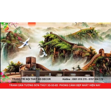 TRANH DÁN TƯỜNG SƠN THỦY 3D-5D-8D PHONG CẢNH ĐẸP NHẤT HIỆN NAY  TRANH DÁN TƯỜNG SƠN THỦY 3D-5D-8D PHONG CẢNH ĐẸP NHẤT HIỆN NAY