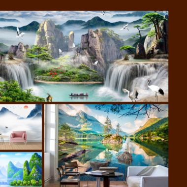 TRANH DÁN TƯỜNG SÔNG NÚI NƯỚC NON  - VẺ ĐẸP THIÊN NHIÊN TRONG TỪNG KHÔNG GIAN 