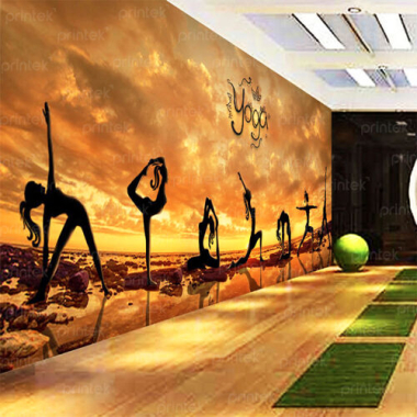 TRANH DÁN TƯỜNG YOGA - XU HƯỚNG TRANG TRÍ KHÔNG GIAN THIỀN ĐỊNH 