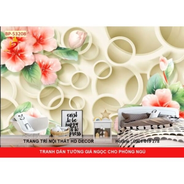 TRANH GIẢ NGỌC ĐẸP CHO PHÒNG NGỦ 