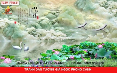 TRANH GIẢ NGỌC PHONG CẢNH - VẺ ĐẸP TỰ NHIÊN GIAO HÒA CÙNG ĐẲNG CẤP SANG TRỌNG