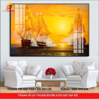 TRANH IN UV THUẬN BUỒM XUÔI GIÓ GIÁ RẺ 