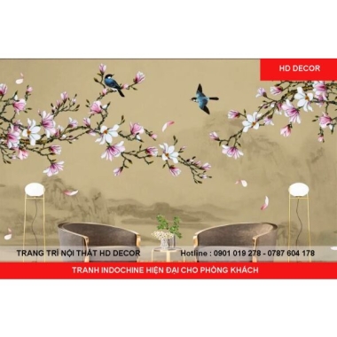 TRANH INDOCHINE HIỆN ĐẠI CHO PHÒNG KHÁCH 