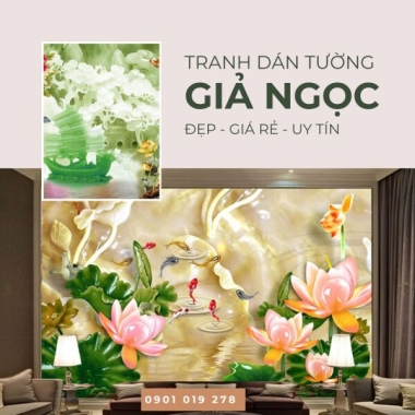 TRANH NGỌC - VẺ ĐẸP SANG TRỌNG VÀ PHONG THỦY CHO KHÔNG GIAN SỐNG 