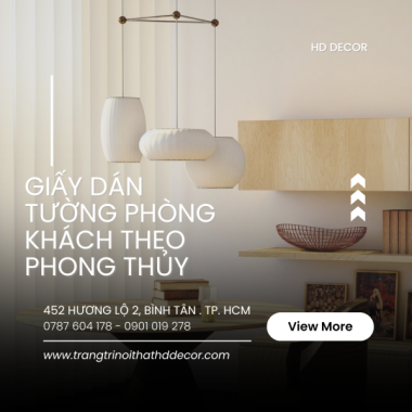 【 TUYỆT CHIÊU GIẤY DÁN TƯỜNG】 PHÒNG KHÁCH HỢP PHONG THỦY 