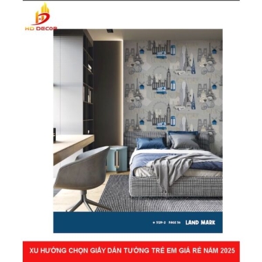 XU HƯỚNG CHỌN GIẤY DÁN TƯỜNG TRẺ EM GIÁ RẺ NĂM 2025