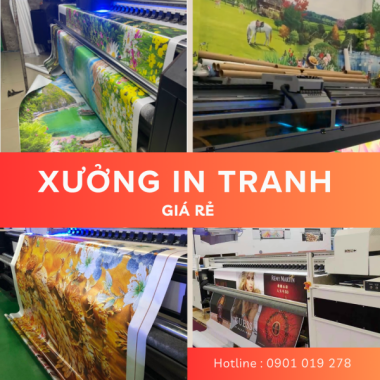 XƯỞNG IN TRANH 3D-5D-8D ĐẸP ,UY TÍN - GIÁ TỐT TẠI TP.HCM 