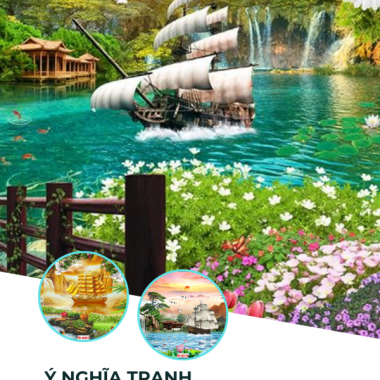 Ý NGHĨA TRANH DÁN TƯỜNG THUẬN BUỒM XUÔI GIÓ - BIỂU TƯỢNG PHONG THỦY HÚT TÀI LỘC 